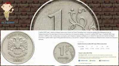 Цена монеты 1 рубль 2003 года СПМД proof, грифон \"грифон на Банковском  мостике\": стоимость по аукционам на юбилейную монету России.