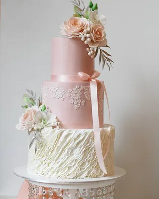 Нет ни сил, ни желания много писать, поэтому на этот раз просто –свадебный торт в цвете пудра)Ну… | Pink wedding cake, Garden wedding cake, Beautiful cake designs
