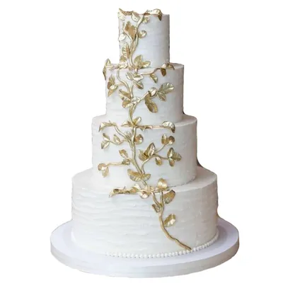 Свадебный торт Золотой плющ - Торты на заказ Львов - VanilaCake