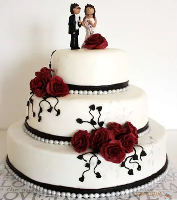 Современный свадебный торт » Торты на заказ 🎂 Торт на заказ от кондитеров на дому 👩\u200d👦\u200d👦