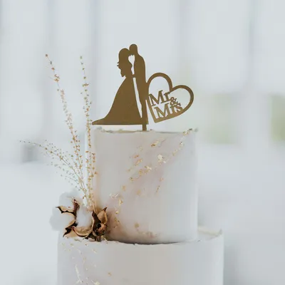 Торт свадебный с живыми цветами Заказать во Львове АртСтудия Prezent