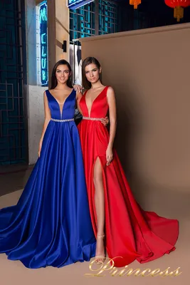 Купить вечернее платье 18111 красного цвета по цене 29000 руб. в Москве в  интернет-магазине Принцесса