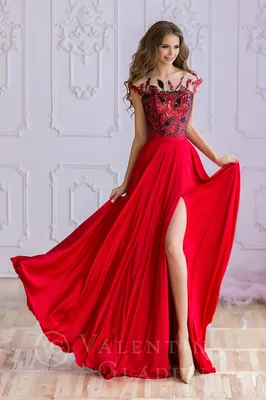 Купить вечернее платье с пайетками на выпускной Sheik Red: цена, фото,  размеры | Вечерние платья на выпускной | Интернет-магазин Валентина Гладун