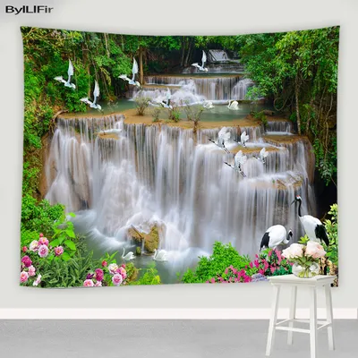 Картина с водопадом в доме | Alina Pokrovskaya | Дзен