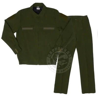 Купить костюм офисный зеленого цвета с длинным рукавом (куртка + брюки)  ткань рип-стоп в интернет-магазине военной одежды Барракуда