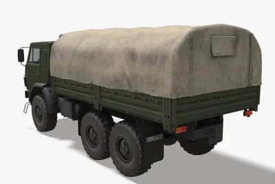 Камаз Военный 3D Модель $109 - .obj .fbx .max - Free3D
