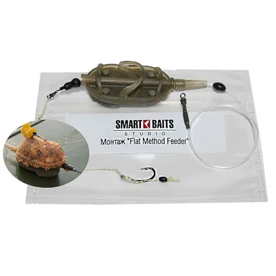 Волосяная оснастка VWG Flat Method Feeder (флюрокарбон) – купить за 463 ₽ |  Smart Baits Studio | Официальный сайт | Москва