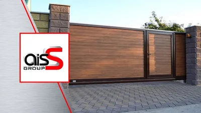 Откатные ворота для дома и производства от «Аисс Групп» - YouTube