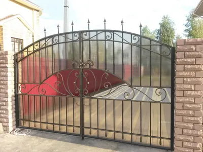 Ворота, заборы, калитки кованые в Нижнем Новгороде : Наши работы :  Кузнечная мастерская \"Планета Железяка\"