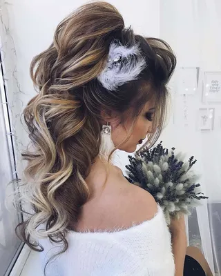 Свадебные прически на длинные волосы с фатой и без фаты
