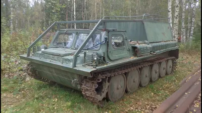 Нашли в лесу ГАЗ-71 — советский гусеничный транспортёр! - YouTube