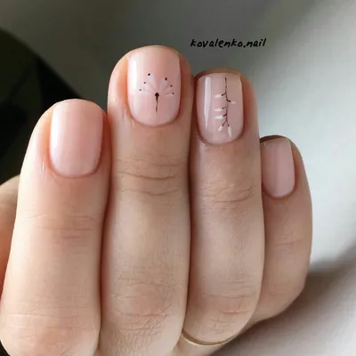 Transparent manicure gel-varnish with fashionable drawings #drawings  #fashionable #manicure #transparent #va… | Натуральные гелевые ногти,  Маникюр, Весенний макияж