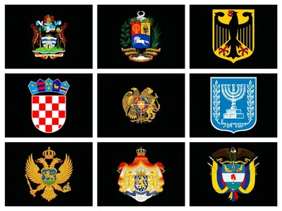 Как выглядят гербы стран мира? Какие из них самые необычные? :: SYL.ru