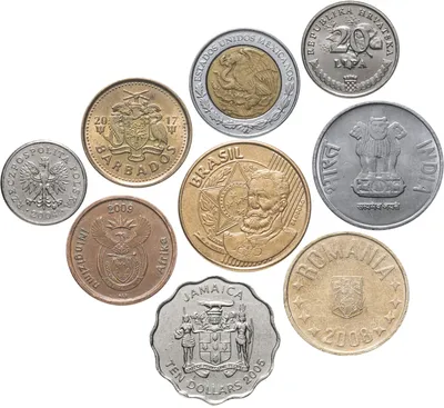 Гербы стран мира\" - набор из 9 монет различных стран стоимостью 395 руб.