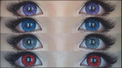 Контактные линзы цветные Illusion Colors SHINE - «Линзы цвета gray на карих  глазах » | отзывы