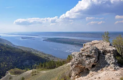 Гора Стрельная и Гора Верблюд, Жигулёвские горы, Самарская область.