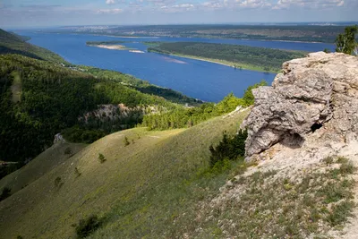 Гора Стрельная и Гора Верблюд, Жигулёвские горы, Самарская область.