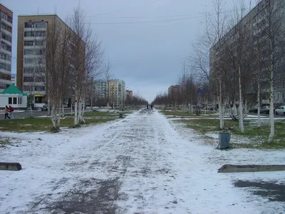 Фото Усинск, Аллея в городе Усинск
