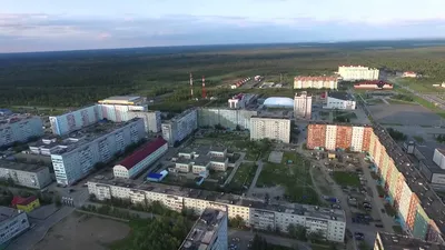 Усинск. Съемка с воздуха 2 - YouTube