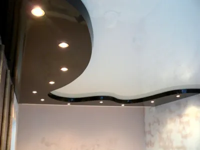 Многоуровневые натяжные потолки с подсветкой в Ульяновске - цена с  установкой на двухуровневые потолки — Потолки ЕвроСтиль