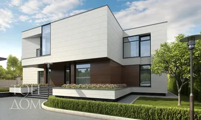 Фасады дома в стиле минимализм 🏠 2700 кв.м – индивидуальный проект на заказ