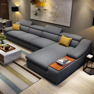Современный диван в гостиную - 69 фото