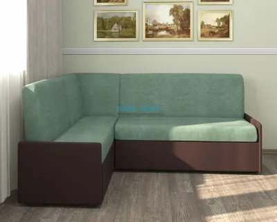 Угловой диван для кухни Трапези Диа (рогожка Стронг 07 / экокожа  Коричневый) - купить за 19 930 руб. в Москве - Интернет магазин «Мебель  Скоро»