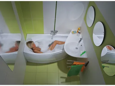 Элегантный и практичный дизайн интерьера маленькой ванной