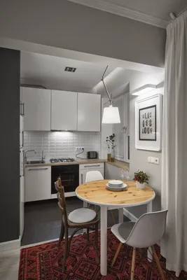 Дизайн квартиры хрущевки с маленькой кухней - 64 фото