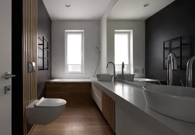 Дизайн узкой ванной комнаты с душевой кабиной фото