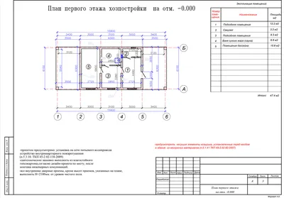 Проект хозпостройки с навесами