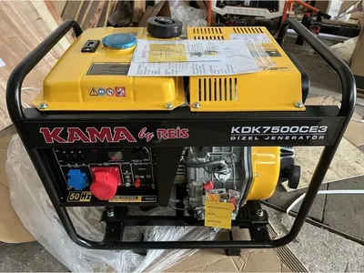 Купить Дизельный генератор KAMA KDK7500CE3 5,5 кВт по низкой цене ✓ в  Украине, Киеве|Razvilka