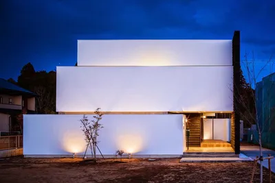 Удивительные дома мира: минималистский дом-пирамида по-японски | Частная  Архитектура | Дзен
