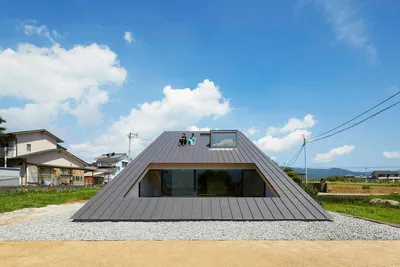 Дом-пирамида в Японии | Частная Архитектура | Дзен