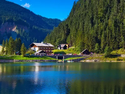 Фото Альпы Швейцария Zermatt Swiss Горы Зима снега Дома город