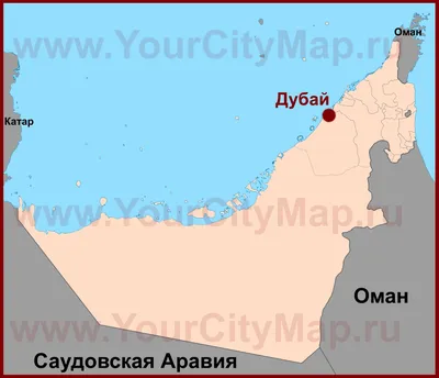Дубай на карте фото