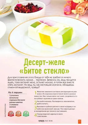 Десерт-желе \"Битое стекло\" | Food, Torte, Desserts