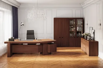 Мебель для кабинета руководителя Mux Орех Американский - купить в Москве по  цене от 398 463 ₽ в Экспресс Офис