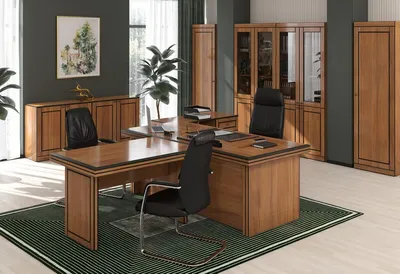 Кабинет руководителя Larex Орех Тироли - купить мебель для офисного  кабинета в Краснодаре - Аванта М