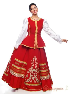 Традиционный казачий костюм женский - 95 фото