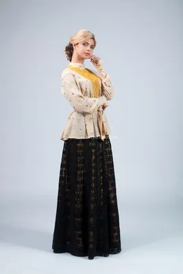 Костюм казачки: юбка и блузка | Костюм, Викторианские платья, Одежда