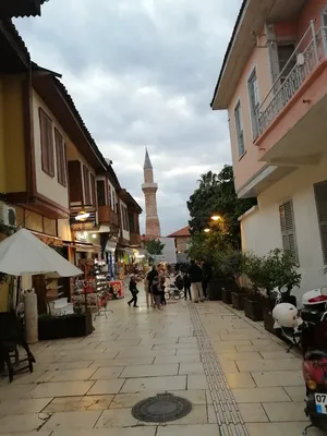 Исторический квартал Калеичи в Анталье, Турция, Азия.