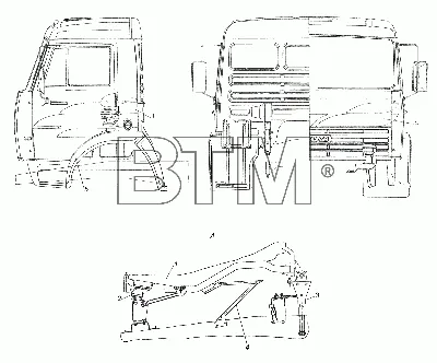 53205-5000006-30 Установка кабины с оперением ПАО \"КамАЗ\" КамАЗ-65115  (Евро-3) - ООО «ВТМ» - автозапчасти для грузовых автомобилей