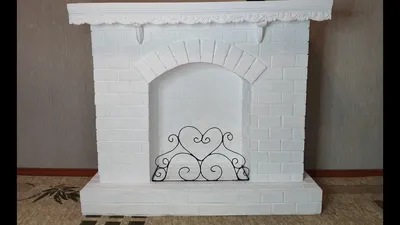 CARTON FIREPLACE / False do-it-yourself fireplace from the boxes - YouTube