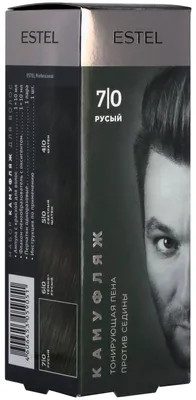 ESTEL Alpha Homme тонирующая пена против седины Камуфляж, 7/0 русый, 10 мл  — купить в интернет-магазине по низкой цене на Яндекс Маркете