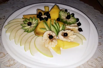 Легкий карвинг для детей -манго с бананами и смородиной! | Вера Желтова |  Дзен