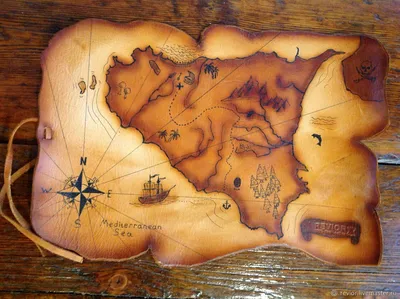 Старая карта пирата с кораблем, знаменем и розой ветров Иллюстрация штока -  иллюстрации насчитывающей навигация, знамена: 50719062