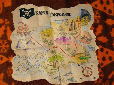 Карта пиратских походов [1968 Эксквемелин А.О. - Пираты Америки]