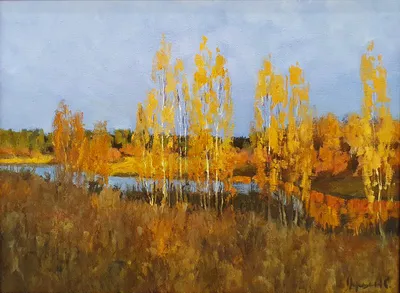 Картина Золотая осень, художник Стас Мирошников - купить за 450000 ₽.