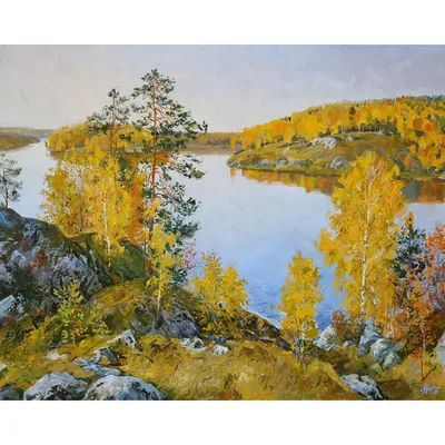 Купить картину Золотая осень в Москве от художника Новосёлов Александр